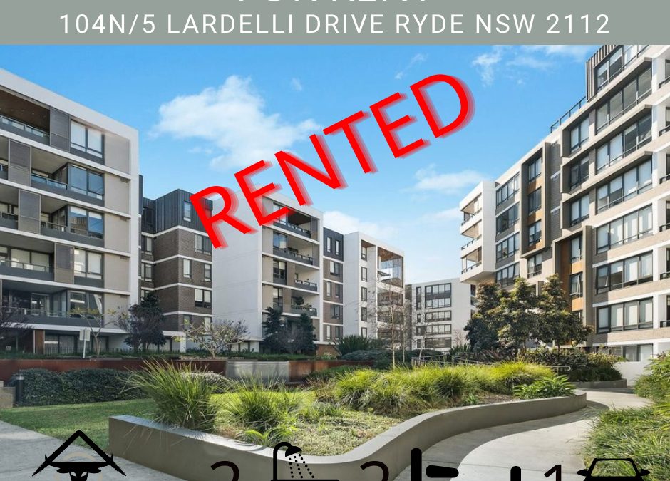 Image of Rented Property | NBS Real Estate Sydney | 104N/5 Lardelli Drive Ryde NSW 2112